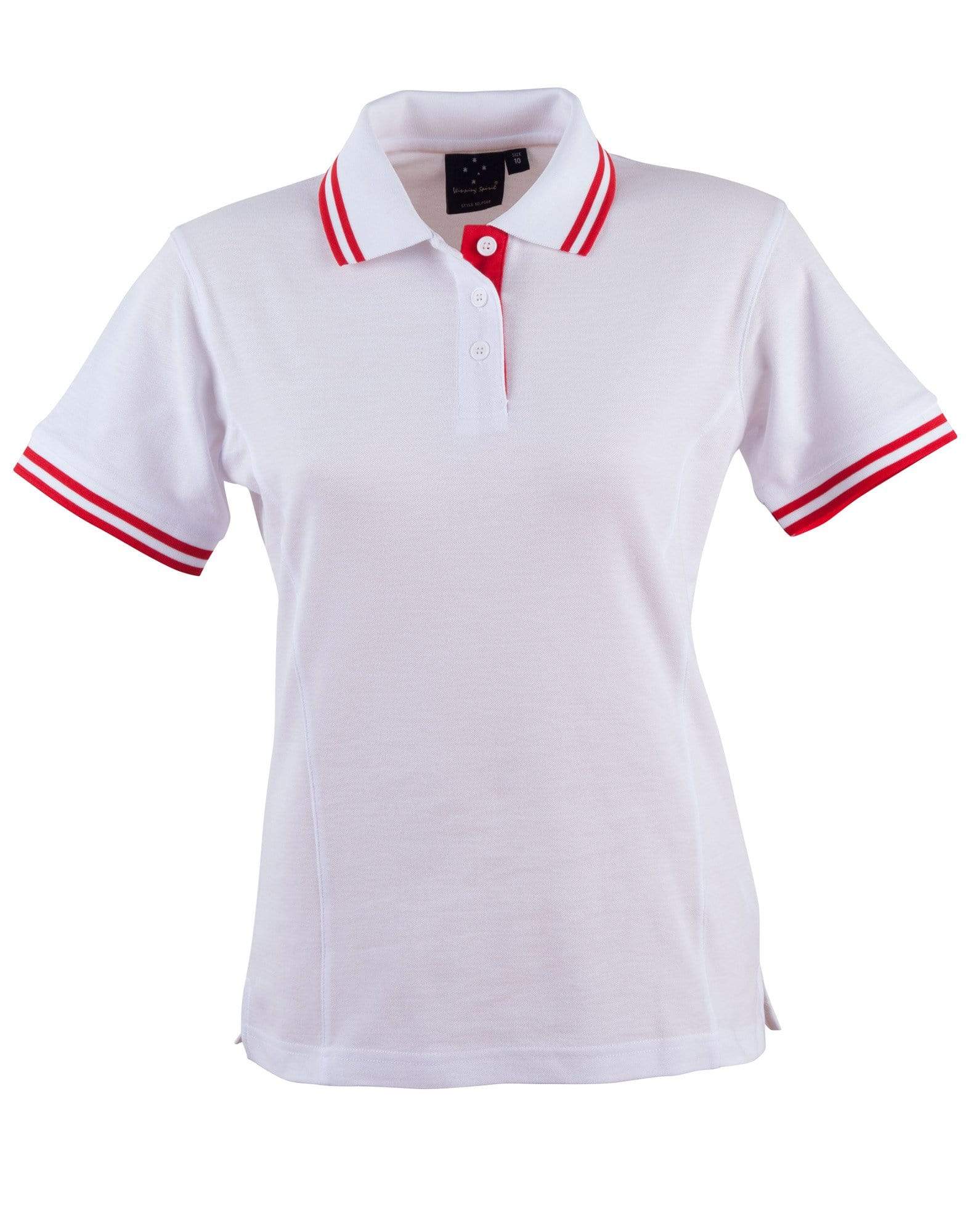 Grace Polo Women's Ps66 Casual Wear Winning Spirit White/Red 8